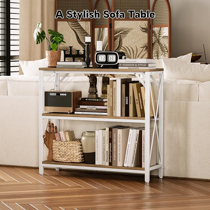 Homeiju Console Table 31.5" Width, 3-Tier Entryway Table - Image 4