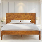 Acacia Haven King Wooden Bed Frame, 100% Solid Wood Platform Bed by AACACIAFURNITURE