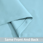 Yakamok Sky Blue Room Darkening Window Curtains 52x36 Inch - Image 5