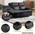 ANJ Premium Genuine Manual Reclining Sofa Set - Image 5