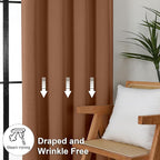 Simplebrand Ava Sun Baked Blackout Curtains - Image 7