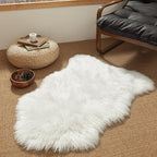 Ashler Faux Fur Rug, 2x3 Ft, Machine Washable | Fluffy Sheepskin, Ultra Soft by AshlerHomeDeco