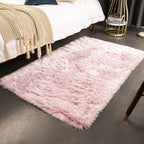 Ashler Faux Fox Fur Rug, 3x5 FT Rectangle Rug, Ultra Soft Shaggy Area Rugs - Image 2
