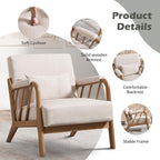 INZOY Mid Century Modern Accent Chair - Image 3