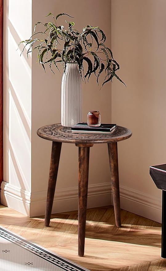 Side Tables Round with 3 Legs-Small Drink Table - Image 4