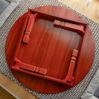 Folding Round Table, Korean Printing Dining Table/Coffee Table/Study Table/Low - Image 5