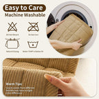 Velvet Couch Covers for Sectional Sofa Washable, Non-Slip L Shaped Sectional - Image 7