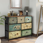 Tohomeor Dresser with Drawers for Bedroom Chest of Drawers Fabric Dresser for - Image 7