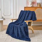 Navy Throw Blanket - Image 6