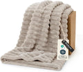 Bedsure Soft Twin Blanket for Bed Decor Gifts Beige 60"x80" | Birthday Gifts by Unknown