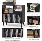 LELELINKY Large Record Player Stand, Turntable Stand - Image 8