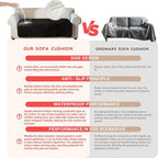 Genina Waterproof Couch Cover, Washable Anti-Slip 78inch Sofa Covers - Image 3