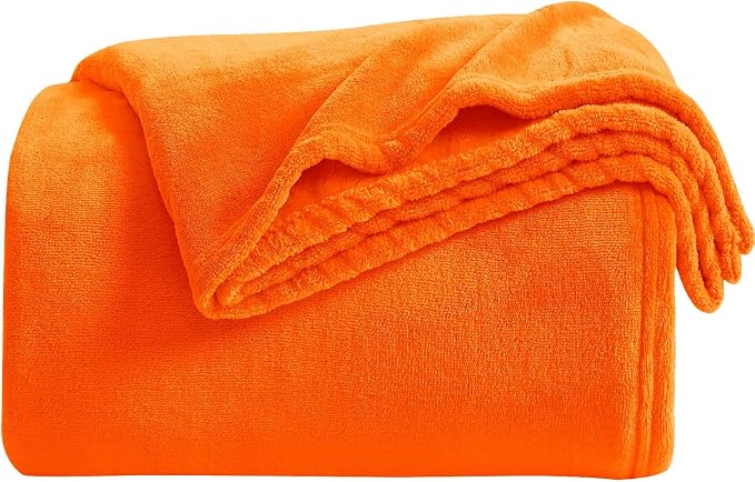 KMUSET Fleece Blanket Grey Queen Size Lightweight Cozy Plush Microfiber Solid by COZYBLANKETHappyHomeLife