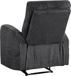Lexicon Manual Recliner Chair, Textured Microfiber Reclining Chair, Wall Hugger - Image 16