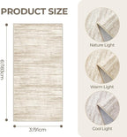 3x6 Runner Rug Non Slip, Washable Hallway Runner Rug, Nursery Room, Soft Runner - Image 2