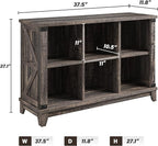 EnHomee 6 Cube Storage Organizer Bookshelf, Wood Cube Shelf Bookcase - Image 3