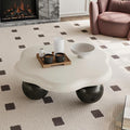 35.03" Cloud Coffee Table for Living Room Unique Coffee Table Modern Low Coffee by LvingRoomFurniture