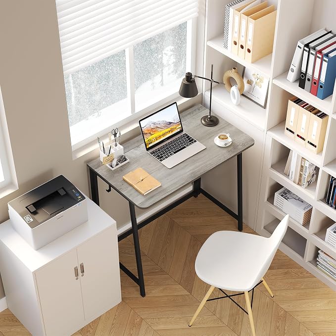 WOHOMO Folding Desk, Small Foldable Desk 31.5" - Image 4