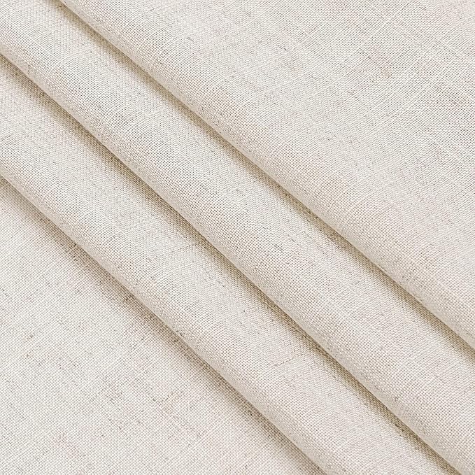 Beige Farmhouse Curtains 30 Inch Length - Image 5