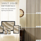 AUSSPVOCT Pinch Pleated 102 Inch Linen Curtains 100% Blackout - Image 8