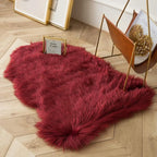 Ashler faux fur rug, Fluffy Shaggy Area Rug Ultra Soft 2 x 3 Feet Sheepskin Fur - Image 3