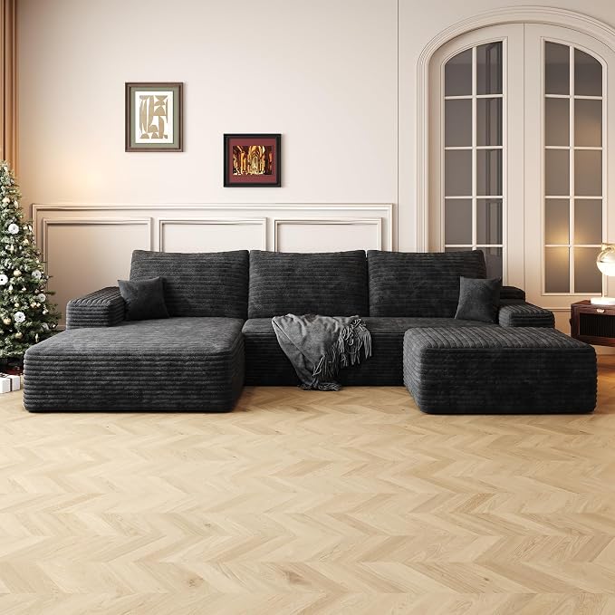 AUGOP 108" Sectional Couches for Living Room Modern Modular Sofa by AUGOP