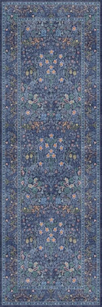 Non Slip 2x6 Dark Blue Kitchen Runner Rug - Image 3