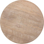 Kate and Laurel Gierson Modern Wooden Round Side Table; 12 x 12 x 22; Light - Image 7