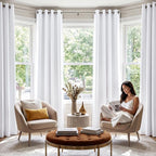 NICETOWN 100% Blackout Window Curtain Panels, Cold and Full Light Blocking - Image 3