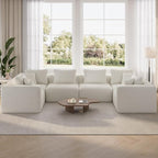 Novilla 141" Modular Sectional Sofa, Modern Cloud Sectional Couch by Novilla