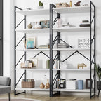 Shintenchi 2-Tier Bookshelf: Tall Industrial Bookcase by Shintenchi%7CFurnitureMadeforRealLife