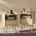 SUPERJARE Nightstands Set of 2, Night Stands by SUPERJARE