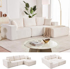 Weture 108” Modular Sectional Sofa, Cloud Sectional Couch by Weture