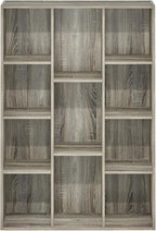 Furinno LUDER Book Shelf, 11-Cube Bookshelf, Reversible Bookcase, 9.4 x 29.1 x - Image 7