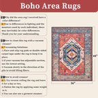 SERISSA 3x4 Washable Non Slip Boho Area Rug - Image 2