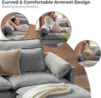 ELUCHANG 116" Modular Sectional Sofa, Comfy Cloud Couch, L Shaped Deep Seat - Image 4