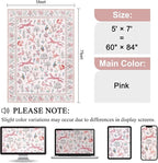 DUKINO 5x7 Area Rugs, Washable Animal Rug - Image 2