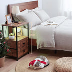 LOAKEKEL Night Stand Set 2, LED Nightstand - Image 4