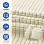 Stretch Oversized Couch Covers for Sofa Slipcover, Soft Jacquard Non-Slip - Image 4