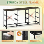 WLIVE 54''W Dresser for Bedroom, 65 inch TV, Wide Chest of Drawers - Image 7