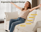 MapleGrace 80" Cloud Loveseat Sofa - Image 3