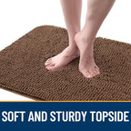 OLANLY Dog Door Mat for Muddy Paws 70x35, Super Absorbent Chenille Mud Mat | - Image 4