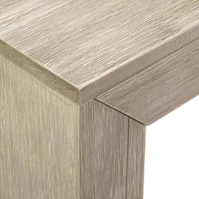 Plank+Beam Modern Rectangular Side Table, Slim Side Table - Image 5
