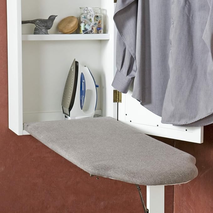 SEI Furniture - Rowden Wall-Mounted Ironing Board - Transitional Design - Image 7