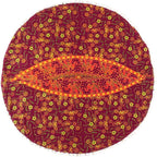Mandala Floor Pillow Cover Meditation Cushion Seating Throw Hippie Round - Image 6