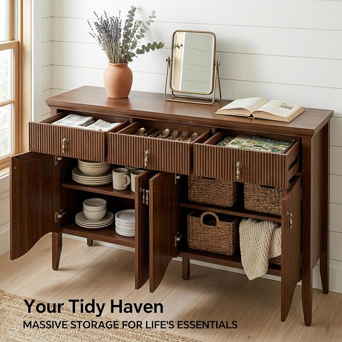 FUSUNBAO 57-Inch Sideboard Buffet Cabinet - Image 4