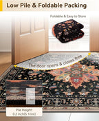 RELEANY Washable Area Rug, Runner 3'x8', Water Repellent, Pet Friendly - Image 6