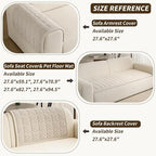 Couch Covers for Dogs Washable, Non Slip Couch Covers for Loveseat Sofa Pet - Image 3