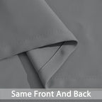 Yakamok Grey Room Darkening Curtains 84 inch Gray Sliding Door Drapes | 1 - Image 5