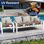 Smiry Waterproof Patio Cushion Covers, Stretch Outdoor Furniture Covers | Couch - Image 3